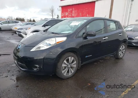 2015 Nissan Leaf Sl z USA, uszkodzony, nr VIN 1N4AZ0CPXFC306557